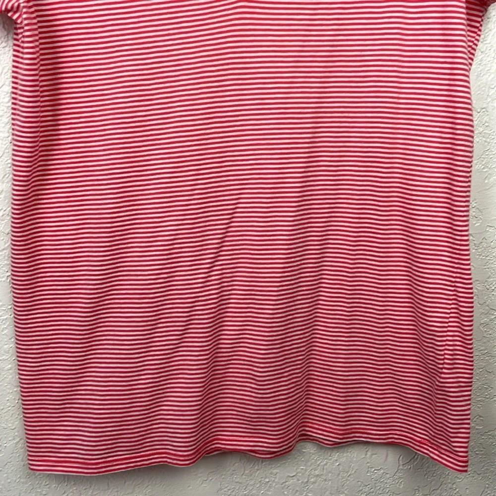 Gap v neck striped tee red and white - Picture 3 of 7